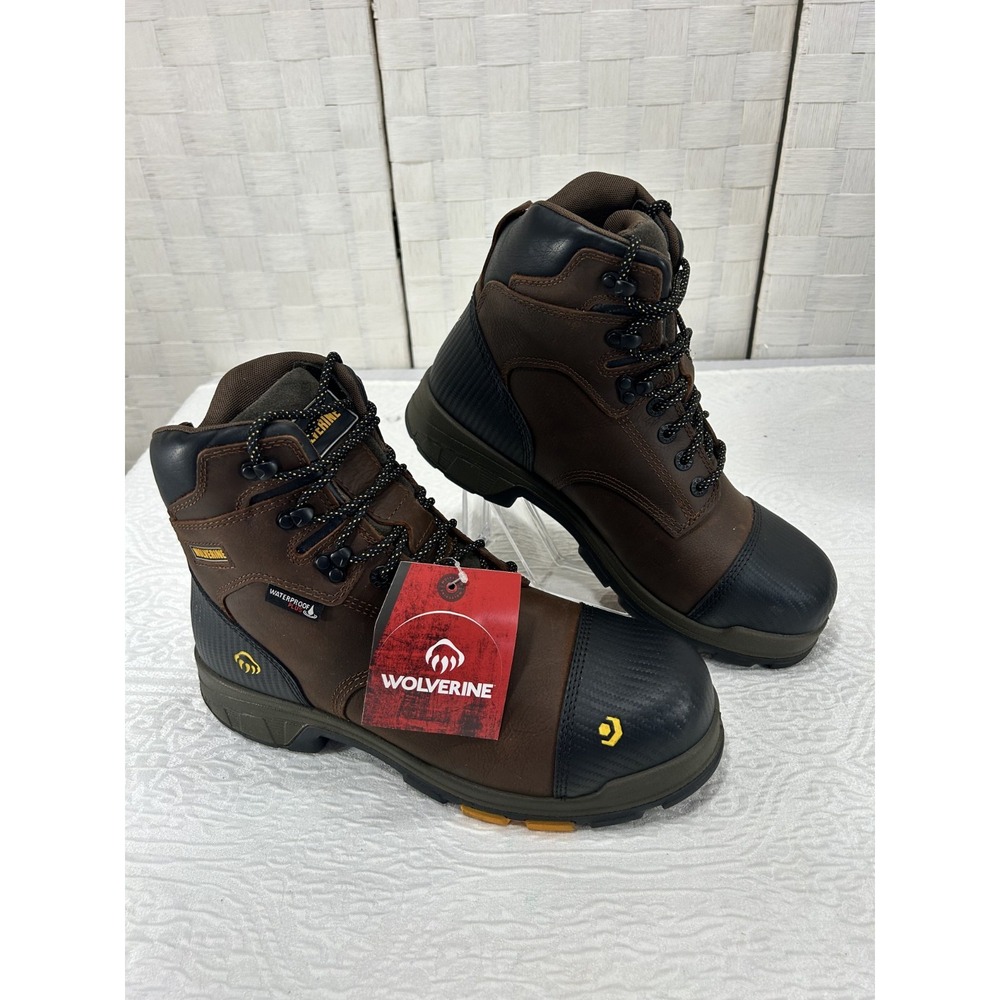 NEW! Wolverine Blade LX 6 in MET dark brown work boots mens size 11.5